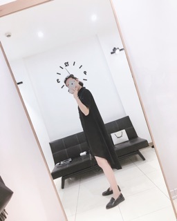 Váy sơmi đen