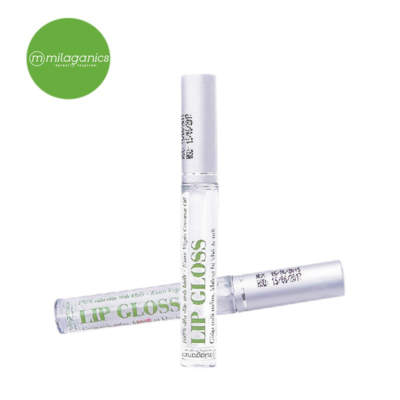 Lip Gloss Dầu dừa MILAGANICS 5ml