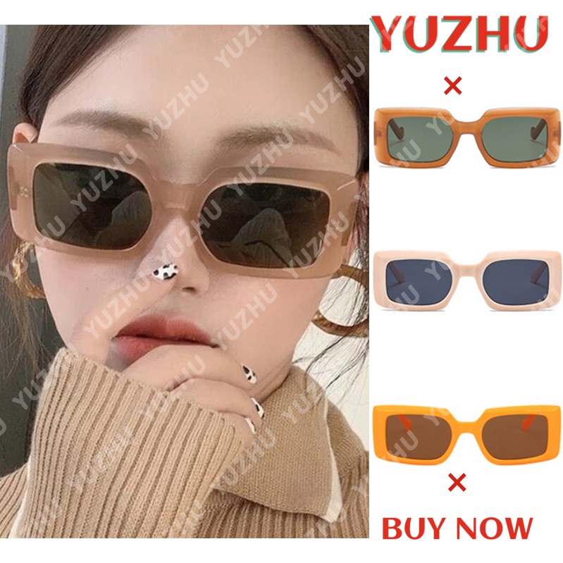 Kính Mát Gọng Vuông Chống Tia Uv Phong Cách Hip Hop Âu Mỹ Thời Trang Cho Nữ