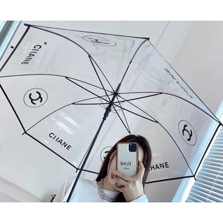 Ô dù gấp trong suốt cha.nel