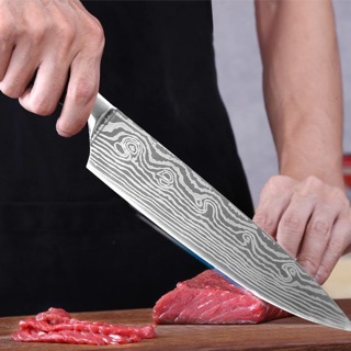 Combo 4 dao thép Nhật SEKI Damascus