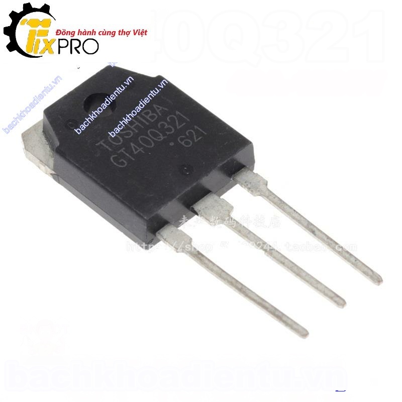 IGBT bếp từ 40Q321,40Q322,40Q323 (40A-1200V ) tháo máy chính hãng lưng đồng