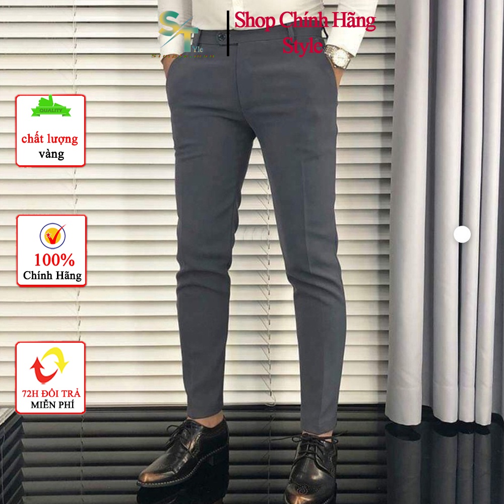 Quần tây âu học sinh simple ống vừa, vải đẹp cao cấp Hàn Quốc dáng công sở