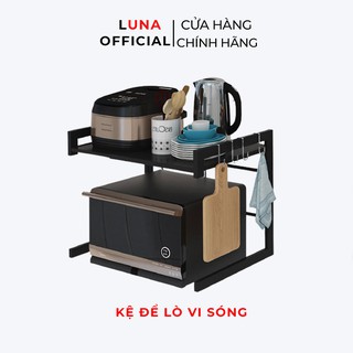 Kệ để lò vi sóng 2 tầng, giá kệ đựng gia vị nhà bếp 2 tầng