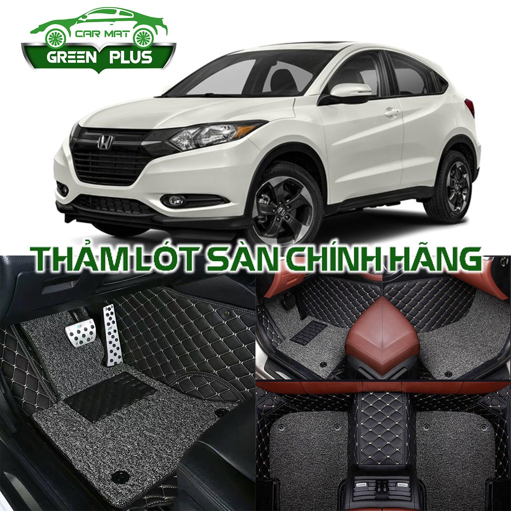 Thảm lót sàn ô tô 6D Honda HRV 2018-2020 chống nước, không mùi, phủ kín 90% sàn xe