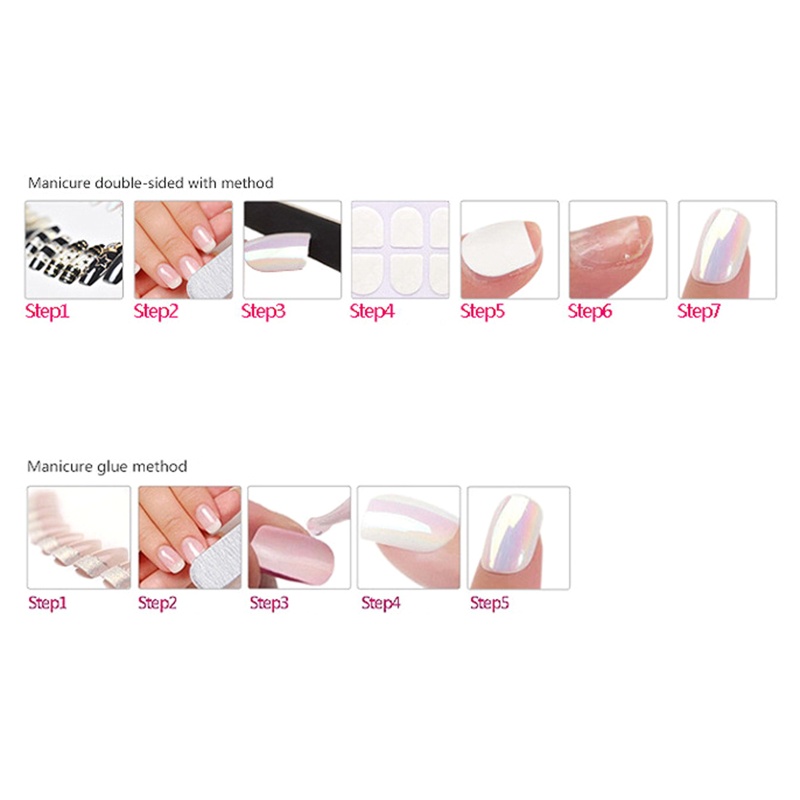 Bộ Móng Tay Giả Đính Ngọc Trai Acrylic YOUYO