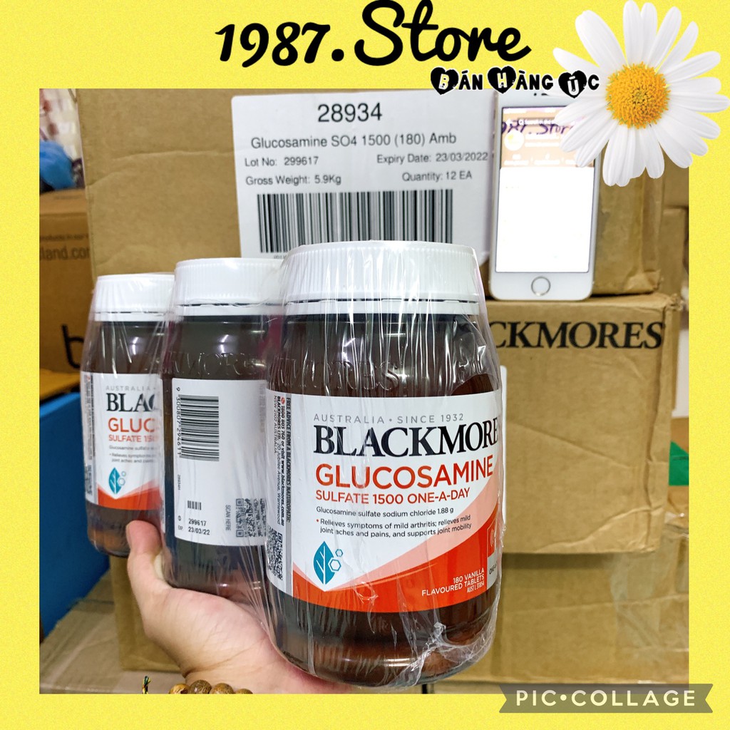 Viên uống Blackmores Glucosamine Sulfate 1500mg OneADay 180 viên