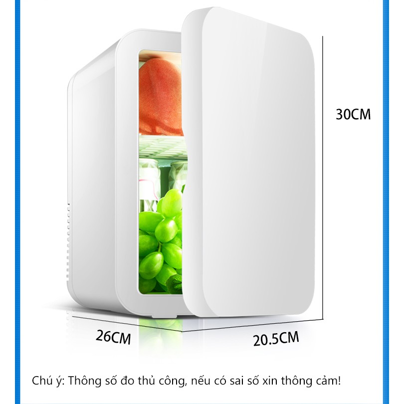 Tủ lạnh mini 8L Mặt Gương Đựng Mỹ Phẩm Chuyên Dụng