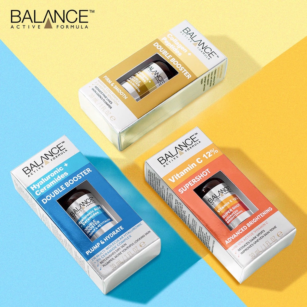Tinh chất sáng da, mờ thâm Balance Active Formula 12% Vitamin C Supershot 30ML