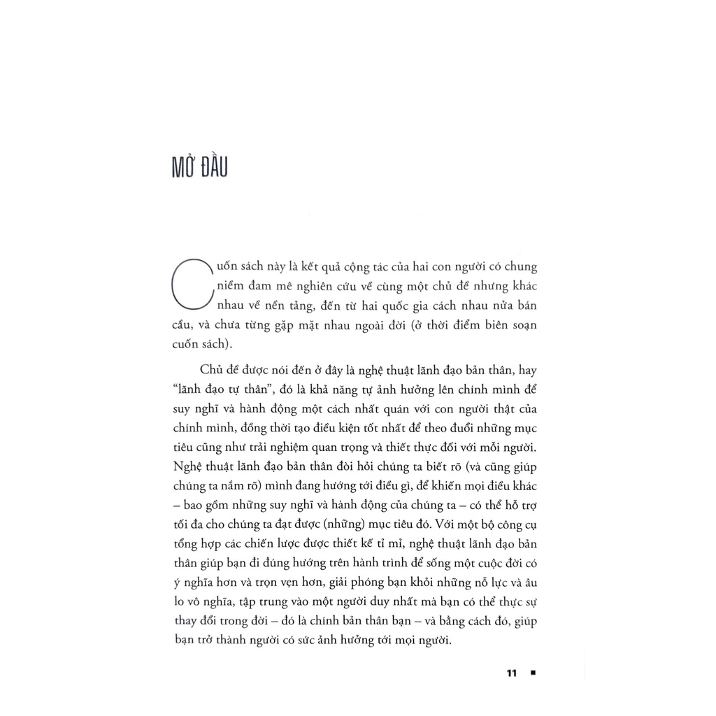 Sách Lãnh Đạo Bản Thân - Self Leadership