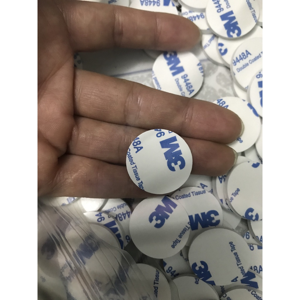 Băng keo siêu dính 2 mặt xốp 3M hình tròn đàn hồi tốt, chất lượng cao - Dũng An Shop