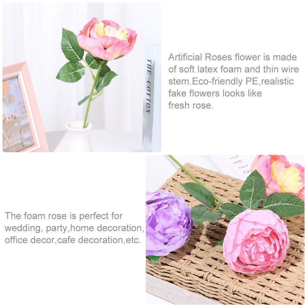 KUNHEV Hoa Mẫu Đơn Giả Trang Trí Sổ Lưu Niệm / Đám Cưới / Valentine DIY