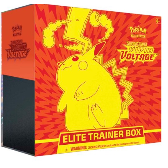 Hộp thẻ bài Pokemon TCG - Sword & Shield Vivid Voltage Elite Trainer Box