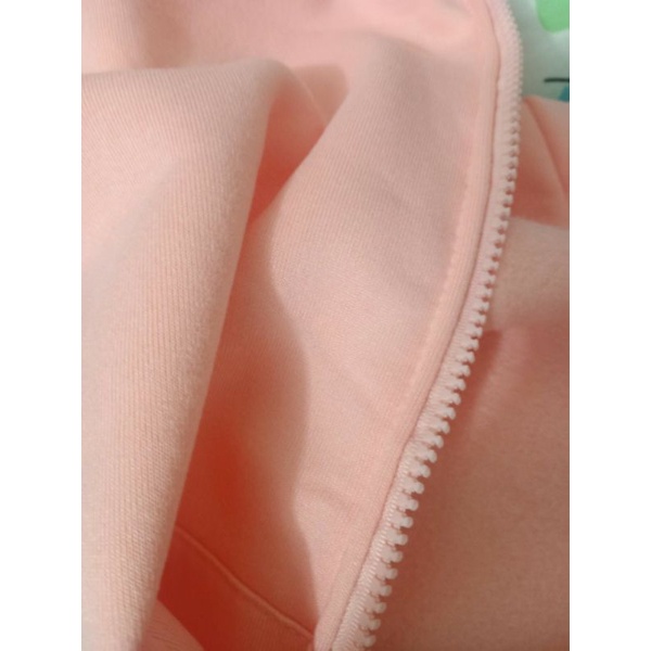 Áo khoác nỉ bông basic form rộng Hồng pastel 🌸
