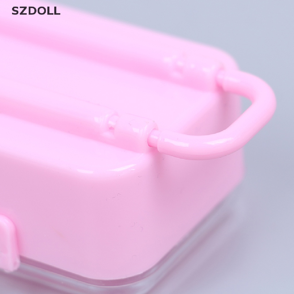 Vali kéo từ nhựa xinh xắn dễ thương cho nhà búp bê