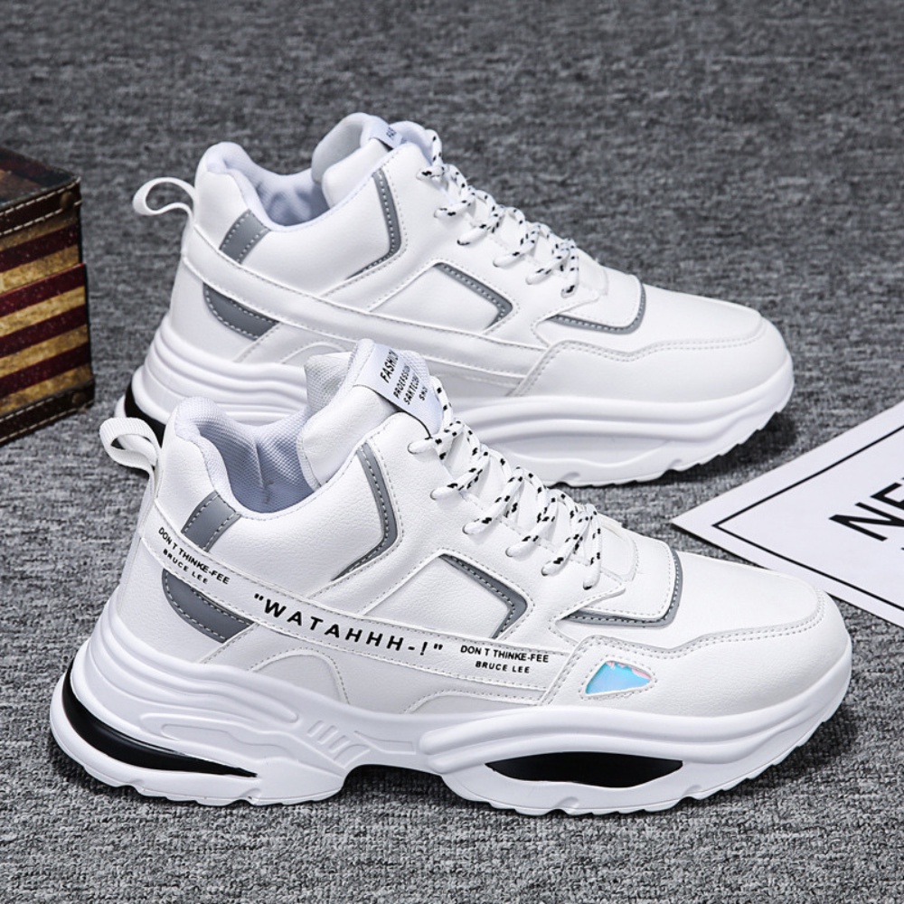 Giày nam thể thao sneaker chạy bộ đế độn cao đen trắng học sinh đi làm 2023 - 2SEVEN - G31