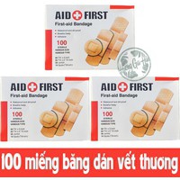 Hộp 100 Miếng Băng Dán Vết Thương URGO AID FIRST ( Siêu Giá Rẻ )