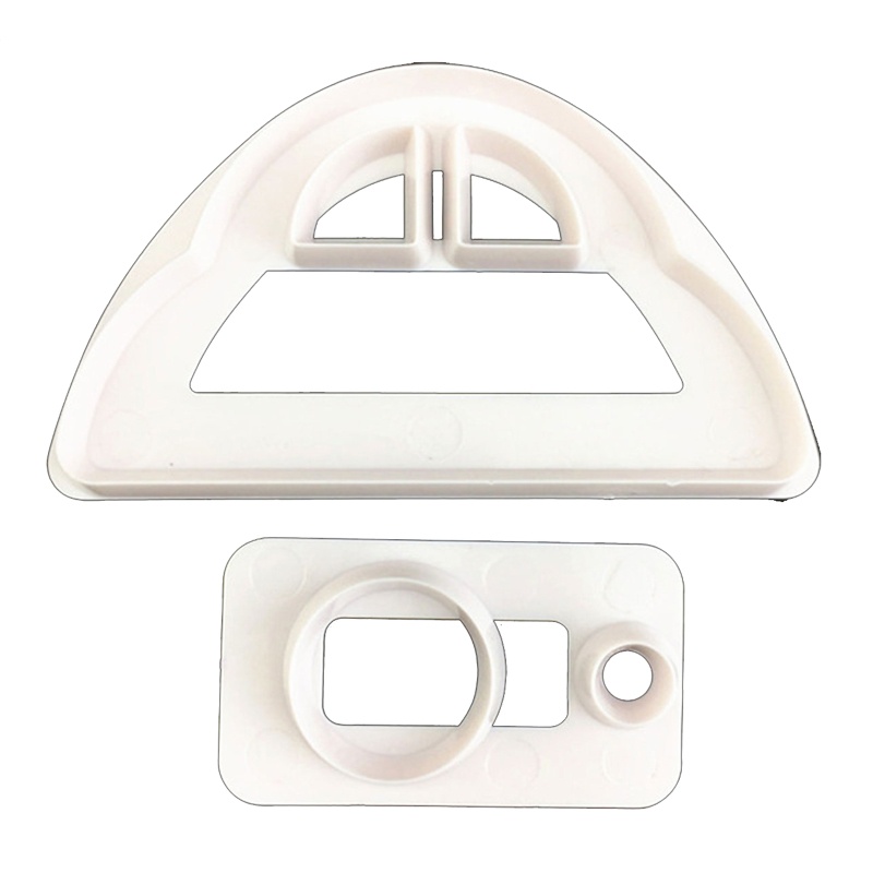 Khuôn Cắt Bánh Quy Bằng Nhựa In Họa Tiết 3D DIY
