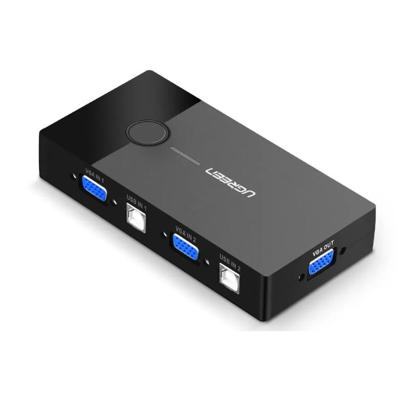 Bộ chuyển đổi KVM Màu đen UGREEN 30357