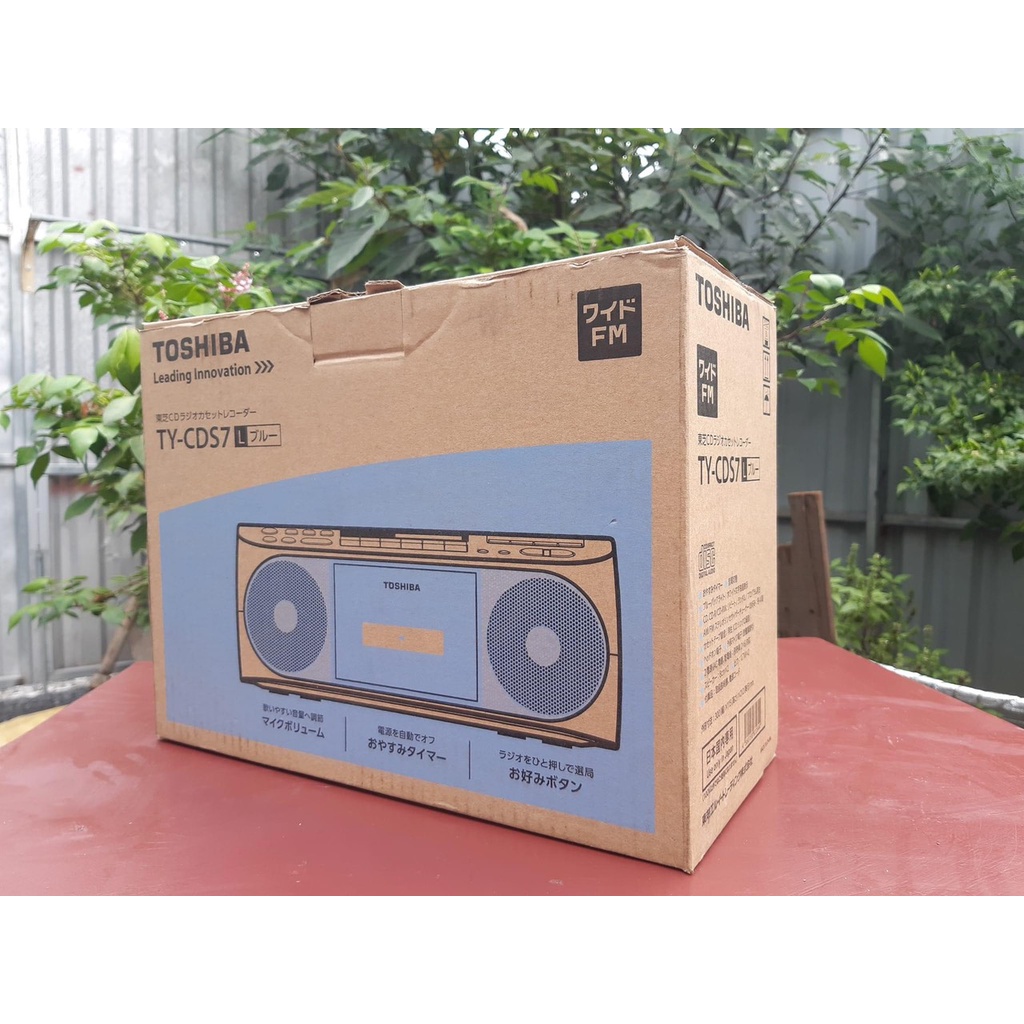 ĐÀI RADIO CASSETTE, CD Toshiba TY-CDS7 NHẬT BẢN