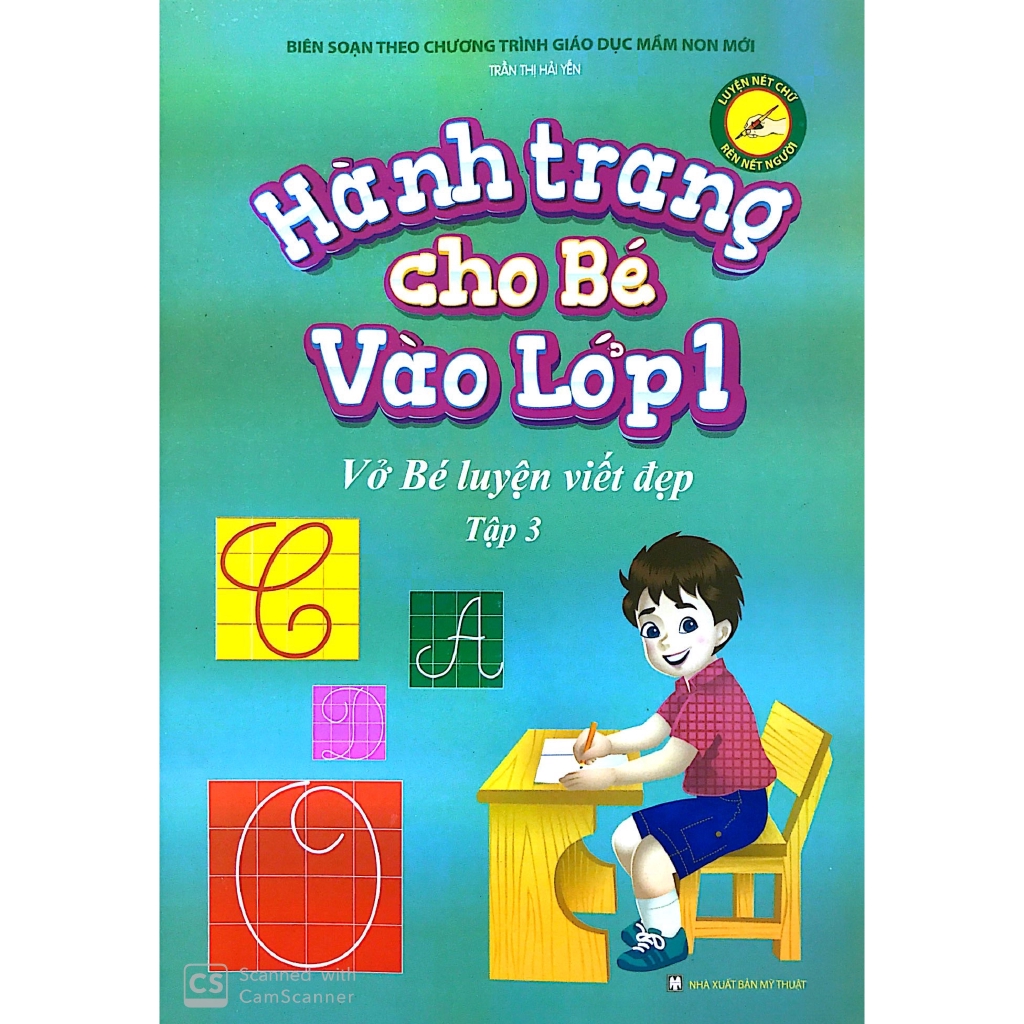 Sách - Hành Trang Cho Bé Vào Lớp 1 - Vở Bé Luyện Viết Đẹp Tập 3