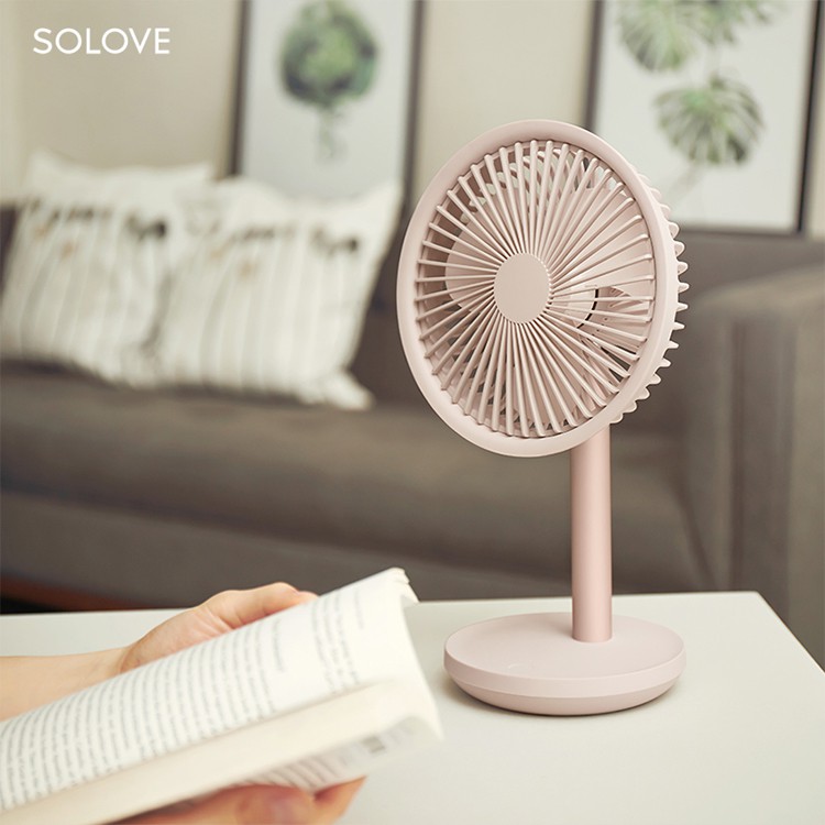 Quạt tích điện Xiaomi SOLOVE F5,có thể quay góc ngang 60 độ.Hàng chính hãng BH 12 tháng
