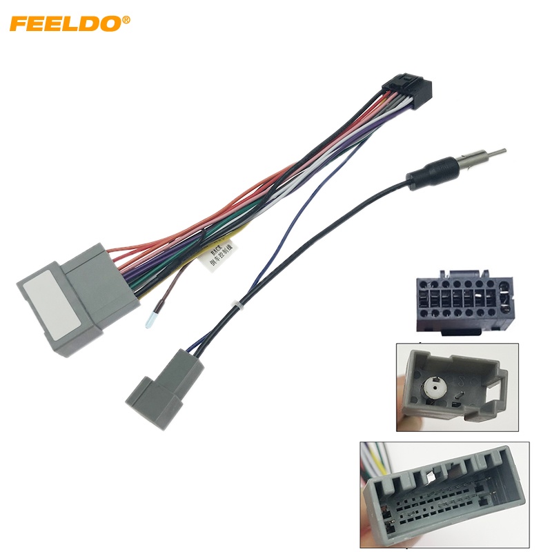 Dây Cáp Nguồn 16PIN Cho Xe Hơi Honda CRV / BRV / HRV / JAZZ Radio