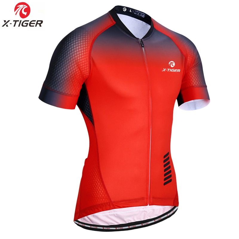 Áo thun jersey X-TIGER đi xe đạp địa hình thời trang cho nam