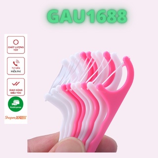 Combo 25 tăm chỉ nha khoa chỉ vệ sinh rang miệng chỉ xỉa răng bán buôn siêu rẻ - GAU1688 (D07)
