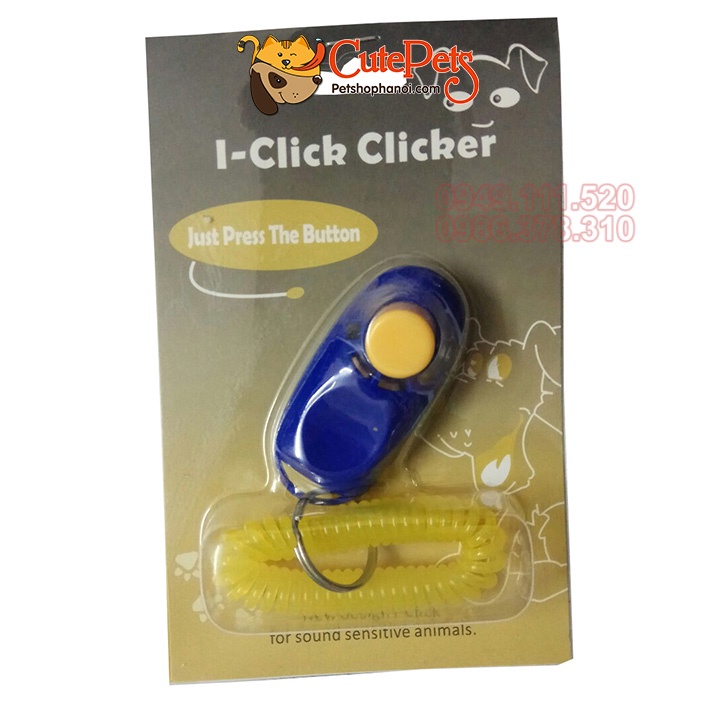 Clicker huấn luyện chó - Phụ kiện thú cưng Hà Nội