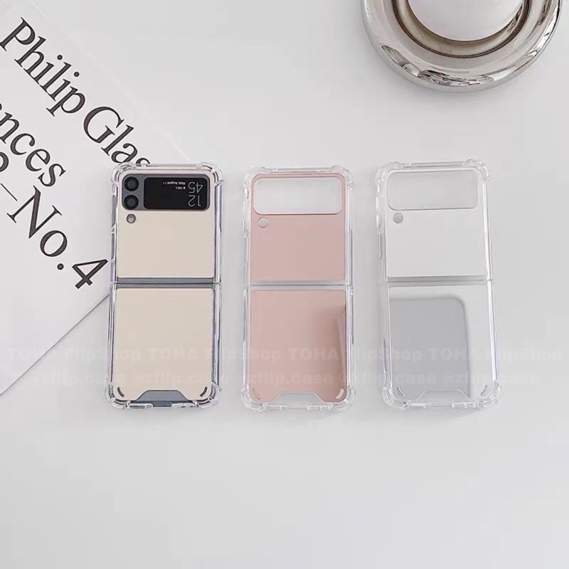 [HÀNG SẴN] Ốp Samsung Z Flip 3 / Z Flip 4 tráng gương chống sốc tốt bảo vệ máy/ Z Flip3 / ZFlip3 / Z Flip4/ ZFlip4