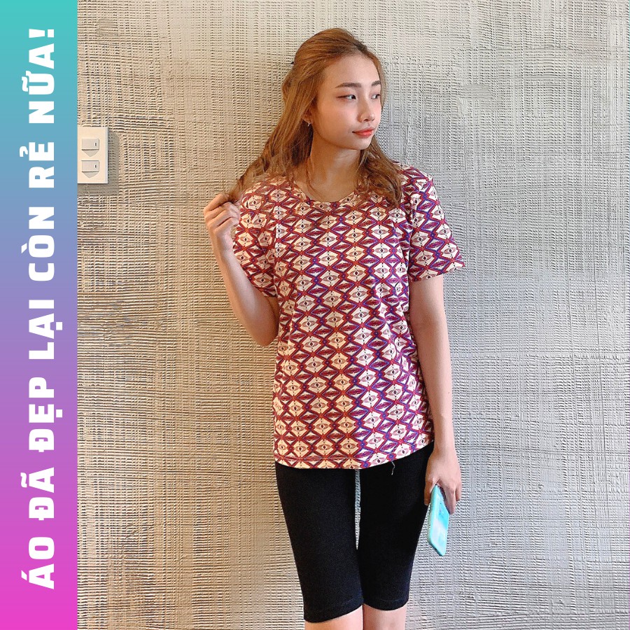 Áo thun trơn nữ freesize thun cotton 100% [ÁO ĐẸP - GIÁ RẺ - HÌNH THẬT]