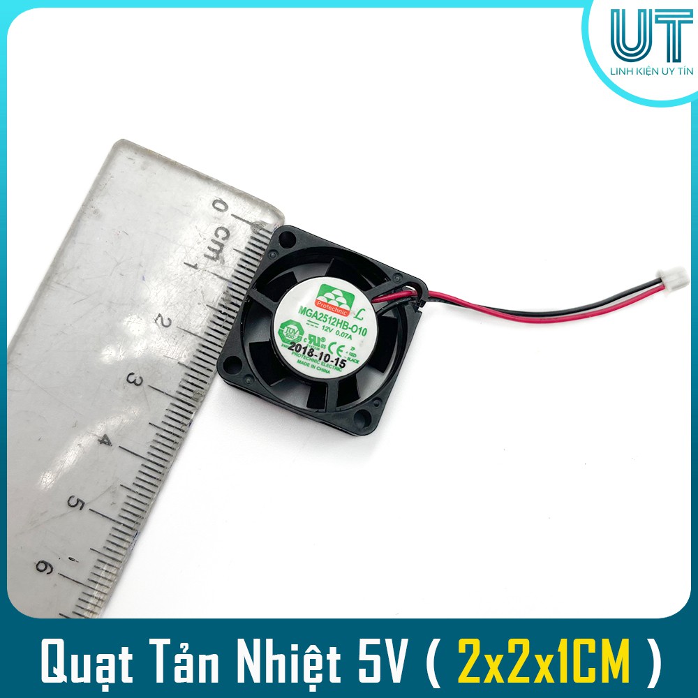 Quạt Tản Nhiệt 5V mini 2x2x1cm (Chính hãng)