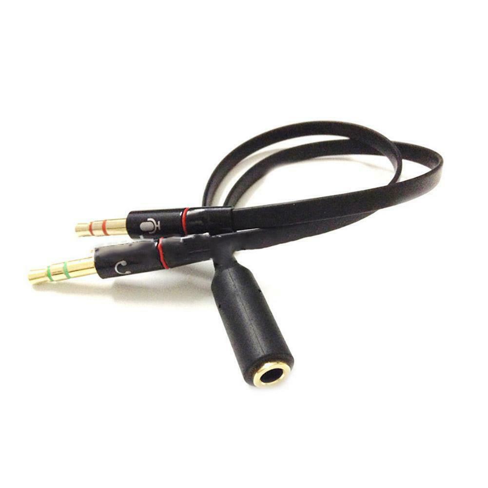 Dây Cáp Âm Thanh Chữ Y Chuyển Đổi Từ Ổ Cắm 3.5mm Sang 2 Đầu Cắm Cho Pc P2T1 | BigBuy360 - bigbuy360.vn