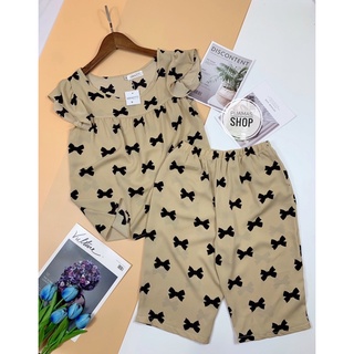 Bộ đồ pijama lụa mango mềm mát, mặc nhà mùa hè cao cấp (có video- ảnh thật)