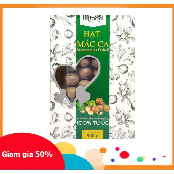 Hạt Macca (Hộp) Nhập Khẩu 100% Úc 500gr-250gr