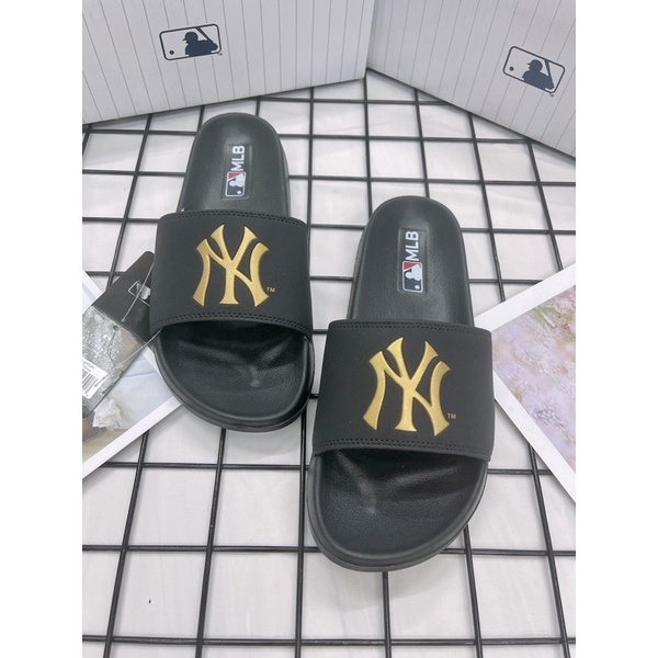 [CHÍNH HÃNG] DÉP NY MLB NỘI ĐỊA HÀN LOGO NY  - MLB CHÍNH HÃNG UNISEX NAM NỮ (HÀNG CÓ SẴN) - CÓ BILL MUA HÀN