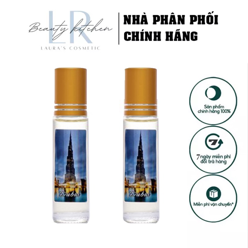 Tinh Dầu Nước Hoa Nữ Dubai Dạng Lăn 12ml Sang Trọng Quyến Rũ