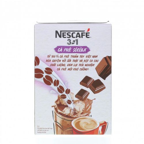 Cà phê socola Nescafé 3in1 hộp 10 gói x 20g