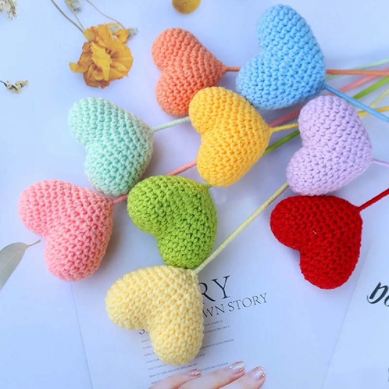Hoa Tulip Đan Tay Thủ Công Dùng Làm Quà Tặng Sinh Nhật Valentine