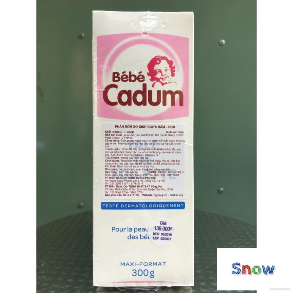 Phấn rôm ngừa hăm Bebe Cadum Cho Bé 300g