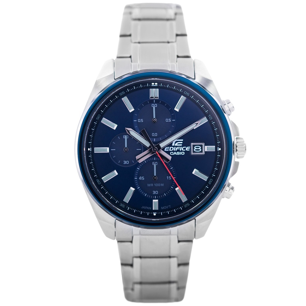 Đồng hồ nam dây kim loại Casio Edifice chính hãng Anh Khuê EFV-610DB-2AVUDF