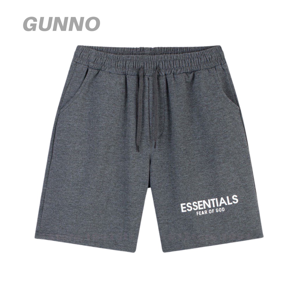 Quần Short Đùi Da Cá essentials Cotton Nam Nữ Form Unisex Chất Mát Mẻ, Trẻ Trung, Cao Cấp
