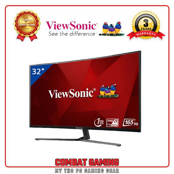 Màn Hình Cong VIEWSONIC VX3258 PC-MHD 32"/VA/FHD/165HZ/1MS/FREESYNC