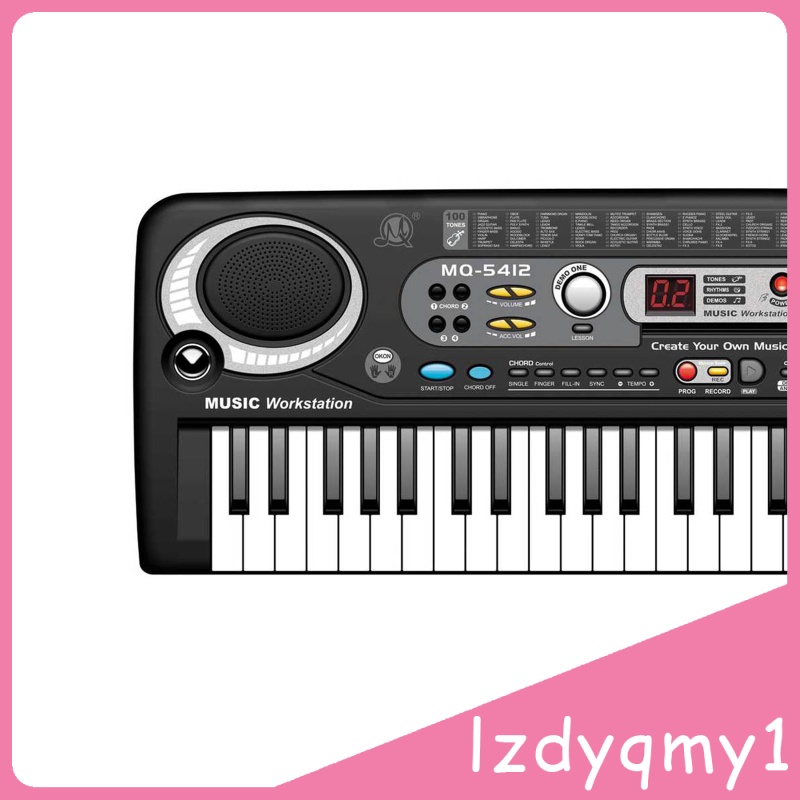 Pretty  54-Key USB Keyboard Musicial Instruments Electric Digital Piano for Kids