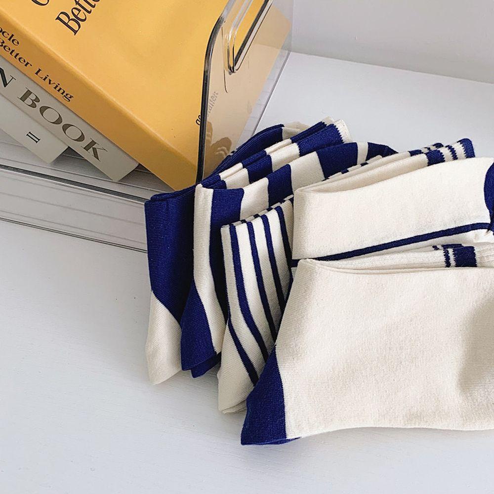 Vớ Cotton Cổ Vừa In Chữ Đơn Giản Phong Cách Harajuku Thời Trang Mùa Hè Cho Nữ