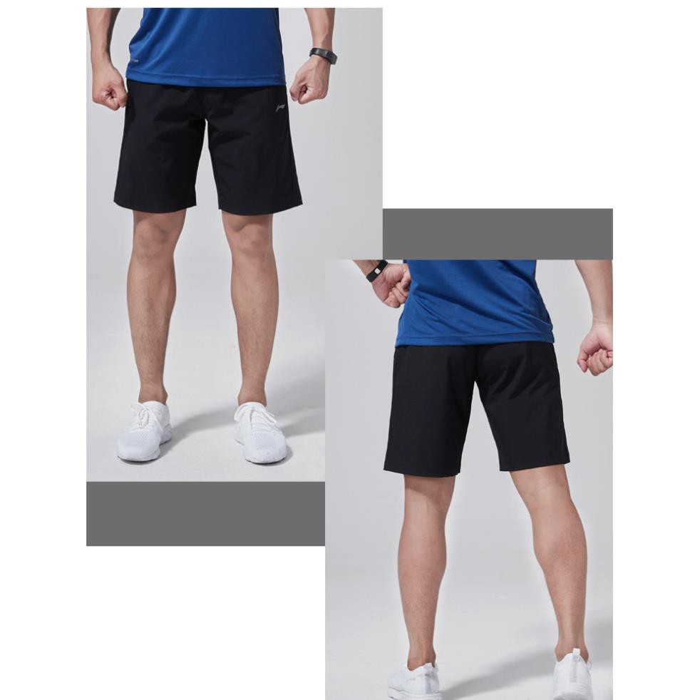 HÈ [Thanh Lí Tồn Size L]Quần Short Nam LINING AKSN109-2 Chính Hãng >> 💯