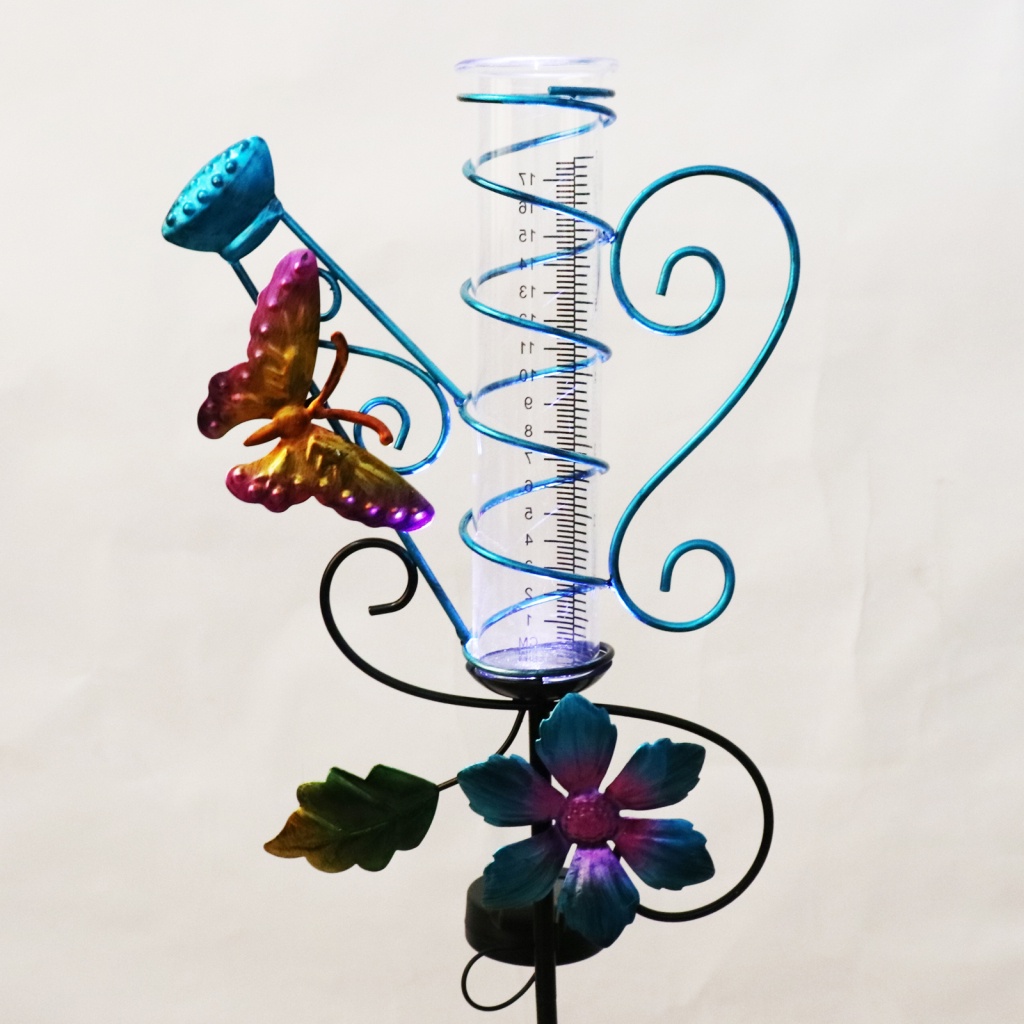 Đồng Hồ Kim Loại Sử Dụng Năng Lượng Mặt Trời Trang Trí Sân Vườn