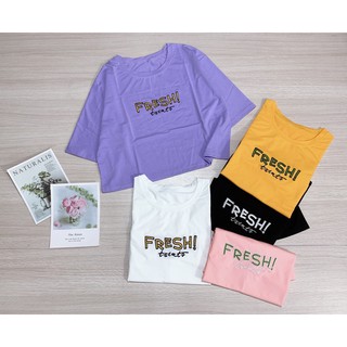 Áo crop thêu tay lỡ from rộng free size 🌸