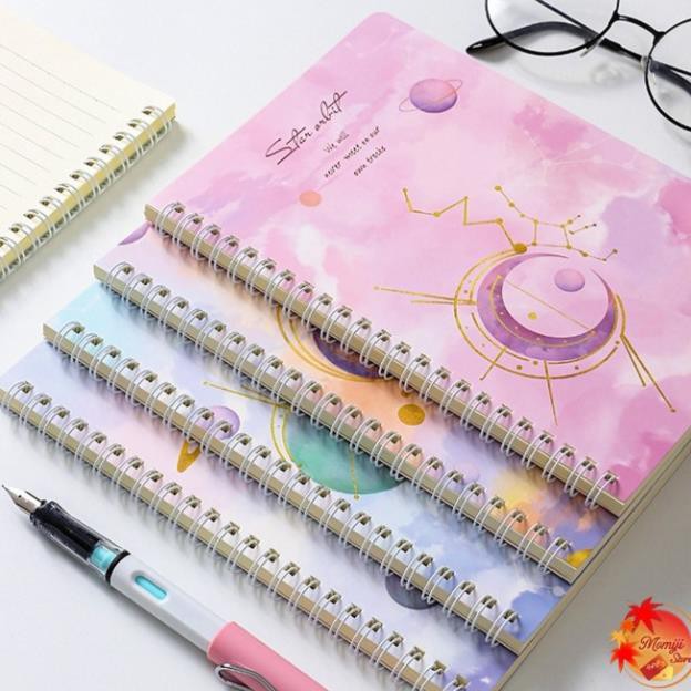 [Mã LIFEXANH03 giảm 10% đơn 500K] [BAO GIÁ SHOPEE] Sổ lò xo A5 được chọn mẫu AOBA-A5-SLX3